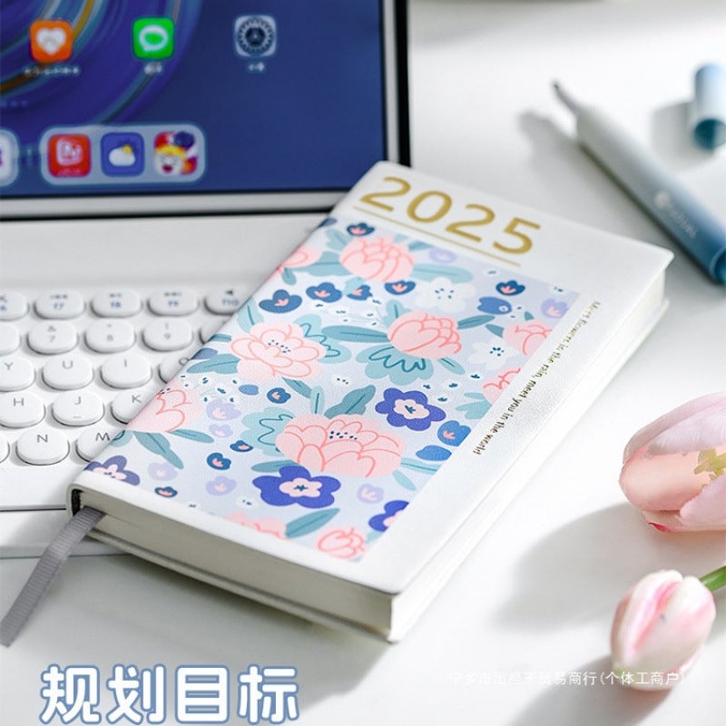 2025 Schedule A6 Portable Daily Todolist Plan Notebook Weekly Calendar Weeks - Image 3